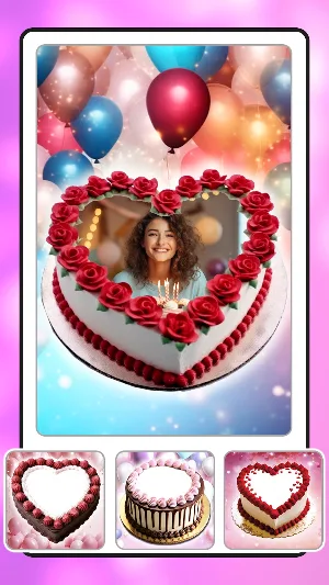 Birthday photo frame - collage Screenshot 2
