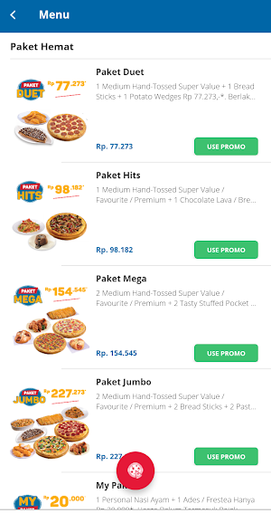 Domino's Pizza Indonesia - Home Delivery Expert Screenshot 2