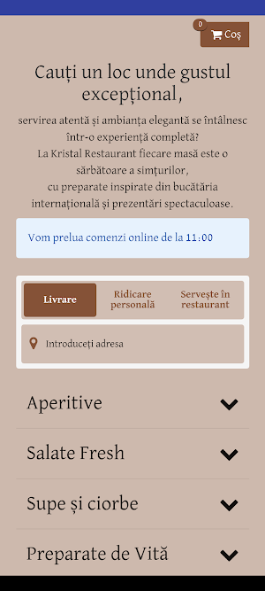 Restaurant Kristal Screenshot 0