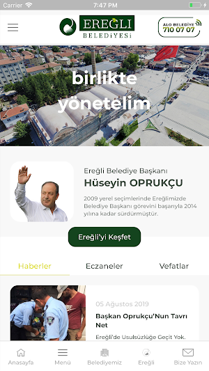 Ereğli Belediyesi Screenshot 0