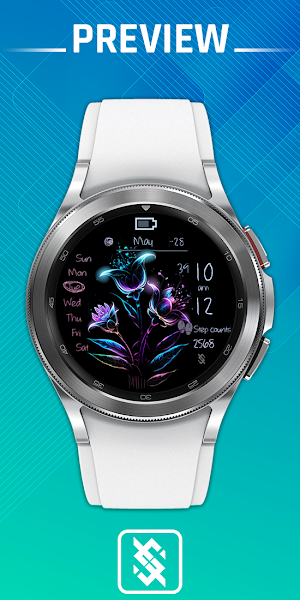 BFF59 - Neon Art Light Flower Screenshot 0
