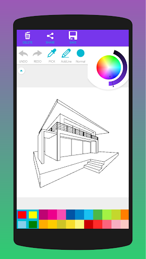 House Coloring Book Screenshot 2