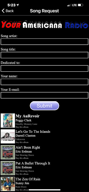 Your Americana Radio Screenshot 1
