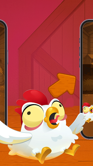 Crazy Chicken Rush Screenshot 1