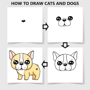 How To Draw Cats and Dogs Screenshot 1