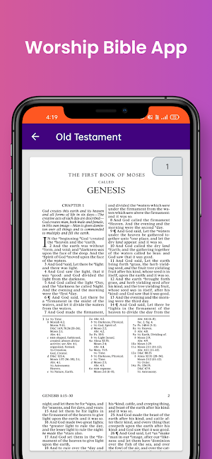 Holy Bible, Old Testament Screenshot 1