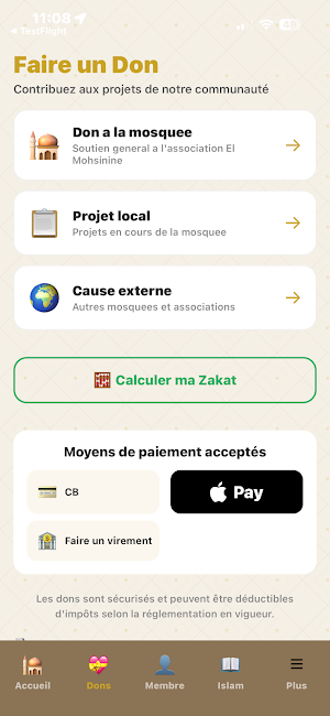 El Mouhssinine — Mosquée Screenshot 1