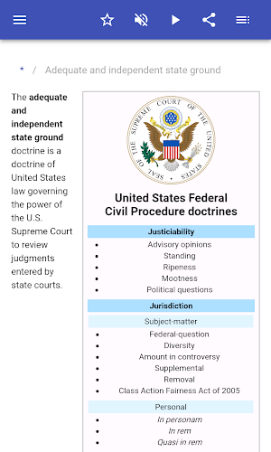 Legal doctrines and principles Screenshot 1