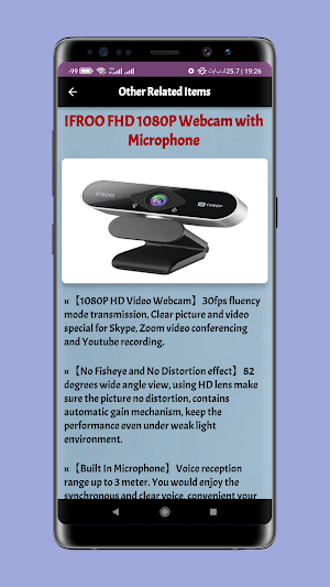 Ivcam webcam guide Screenshot 2