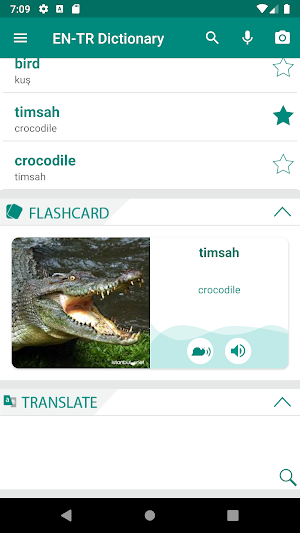 Turkish English Dictionary Screenshot 0