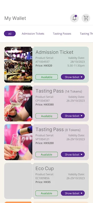 Wine & Dine Tasting Pass Screenshot 3