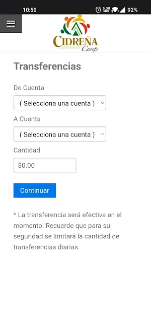 Cidreña Coop Movil Screenshot 2