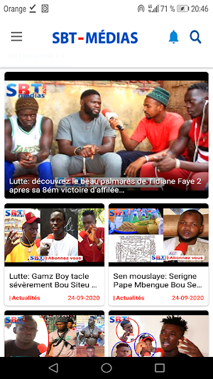 SBT Medias Screenshot 1
