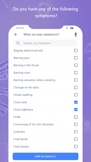 Symptom Checker & Medication Guide Screenshot 2