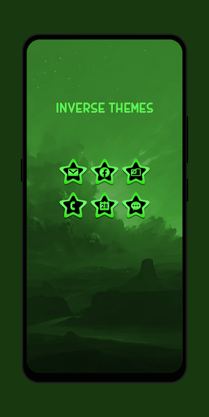 Green Starlight Icon Pack Screenshot 2