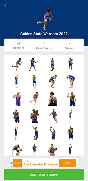 Basketball Stickers Screenshot 1