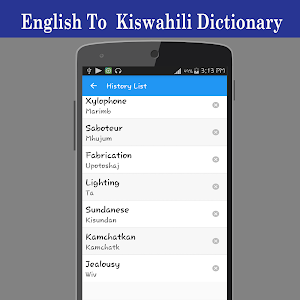 English To Swahili Dictionary Screenshot 3