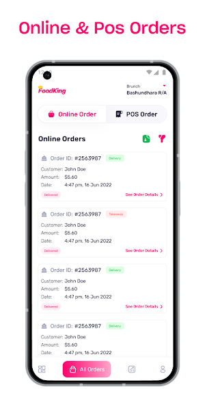 FoodKing - Merchant Screenshot 1