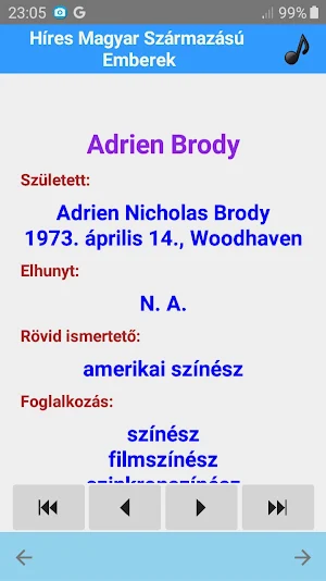 Híres Magyar Származ. Emberek Screenshot 2