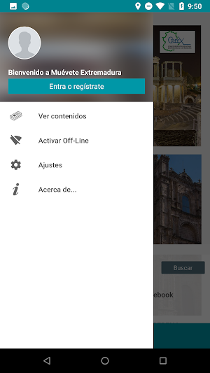 Muévete Extremadura Screenshot 1