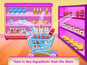 Icecream Cone Cupcake Baking Maker Chef Screenshot 2