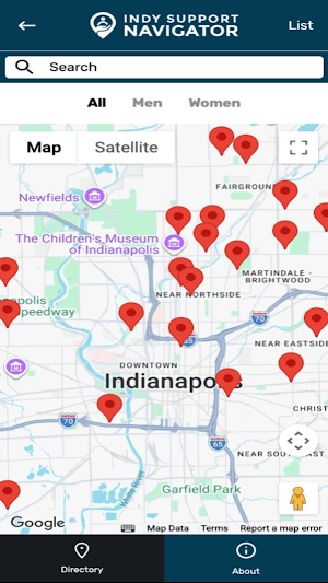 Indy Support Navigator Screenshot 2