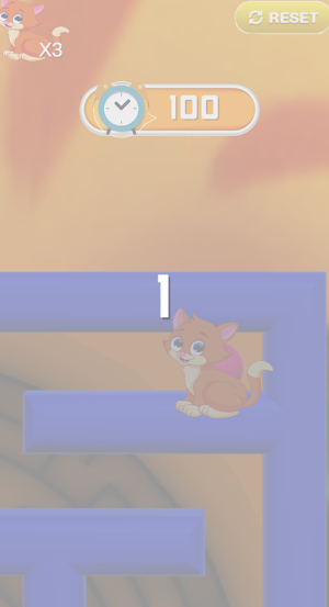 Kitten Escape : Maze Game Screenshot 1