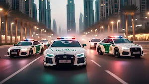 Dubai Car Racing: Police Chase Screenshot 1