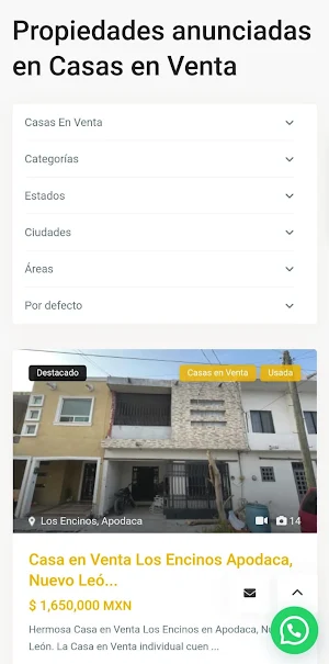 CASAS 365 Agencia Inmobiliaria Screenshot 1