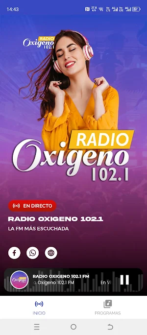 Radio Oxigeno 102.1 FM Screenshot 1