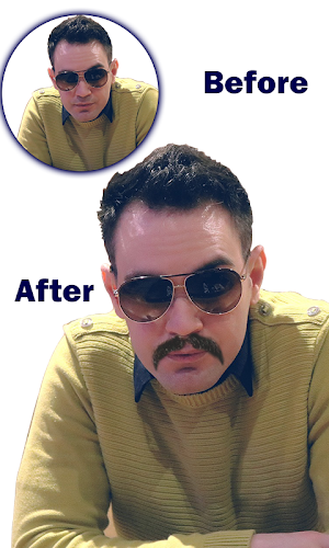 Man Hair Mustache Beard Editor Screenshot 3