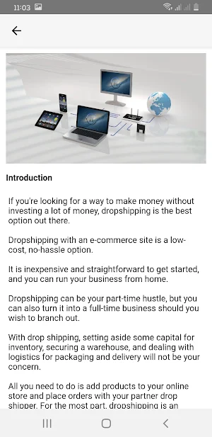 Dropshipping and Ecommerce Course Screenshot 3