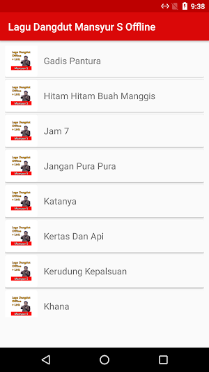 Lagu Dangdut Mansyur S Offline + Lirik Screenshot 1