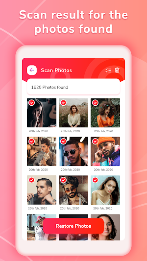 Recover & Restore Deleted Photos Screenshot 2