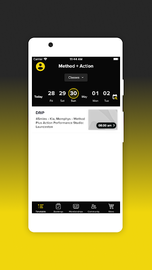 Method Plus Action: Bookings Screenshot 2