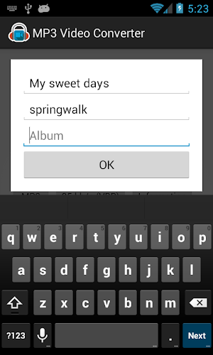 MP3 Video Converter Screenshot 2