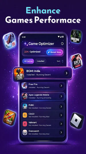 Game Booster: FPS Boost No Lag Screenshot 2
