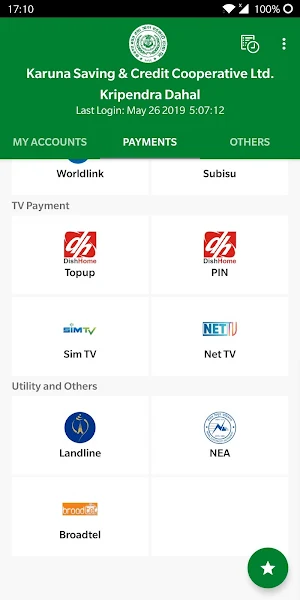 Karuna Smart Banking Screenshot 2