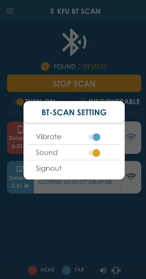 KFU BT Scan Screenshot 3