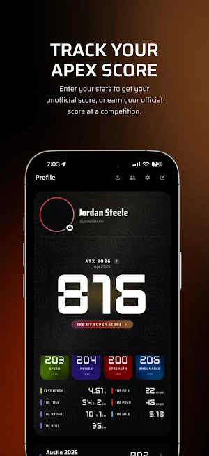 APEX Athlete Official Screenshot 1