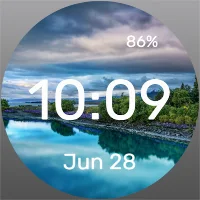 River Blue - Watch Face