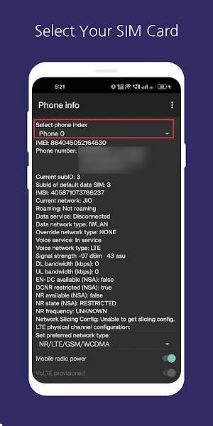 5G Only – Force NR Mode Screenshot 1