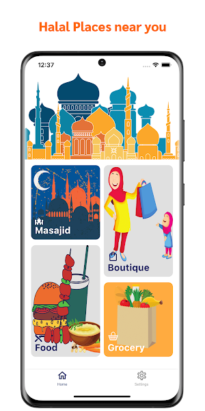 Halal Places - Foods near you Screenshot 0