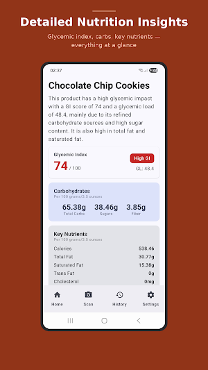 Food Check - Glycemic Index AI Screenshot 3