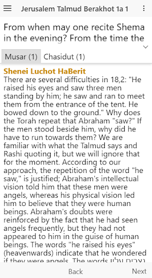 Talmud Yerushalmi Screenshot 2