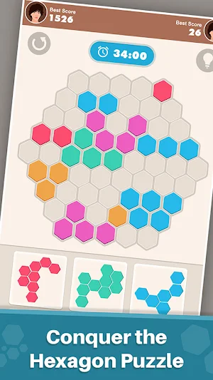 Hexagon Puzzle Screenshot 1
