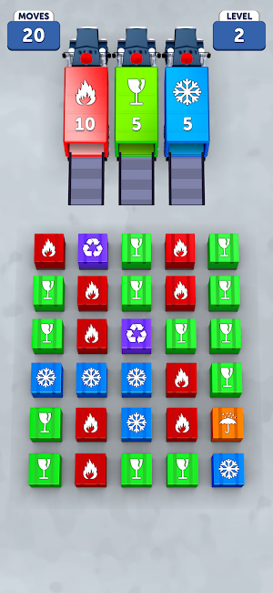 Package Sort Screenshot 2