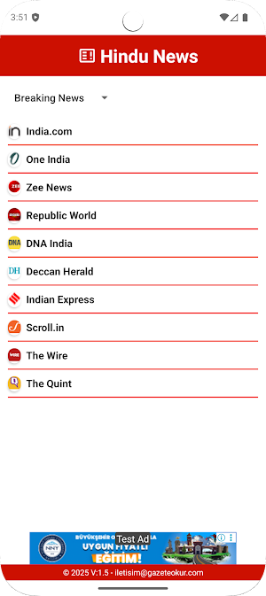 Hindu News Screenshot 1