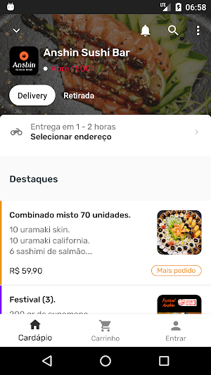 Anshin Sushi Bar Screenshot 0