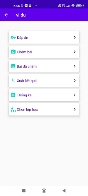 Ứng dụng chấm thi QM 2025 Screenshot 2